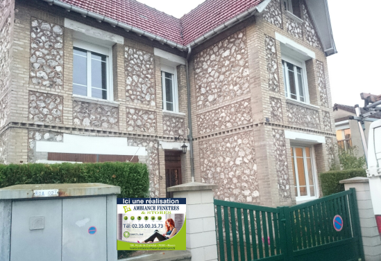 Fenetres pvc avec roulants integres rouen