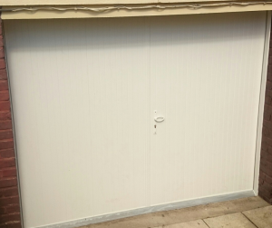 Porte de garage pliante pvc blanc rouen