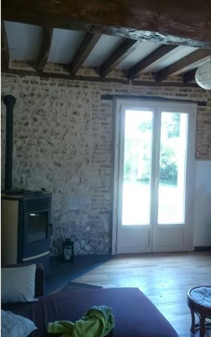 Porte fenetres beige rouen